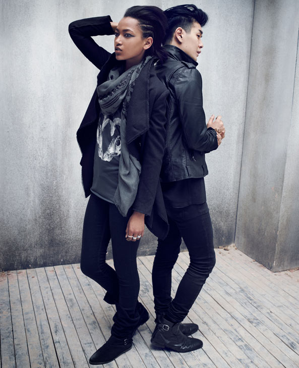H&M divided grey
