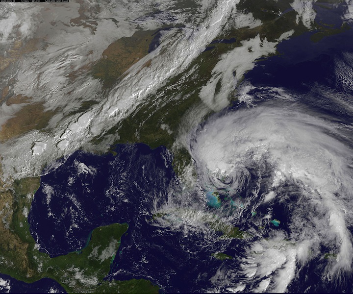 NASA's Intense Satellite Views of Hurricane Sandy