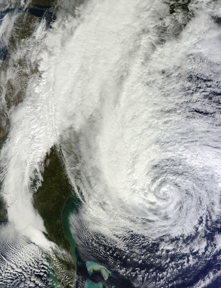 NASA's Intense Satellite Views of Hurricane Sandy