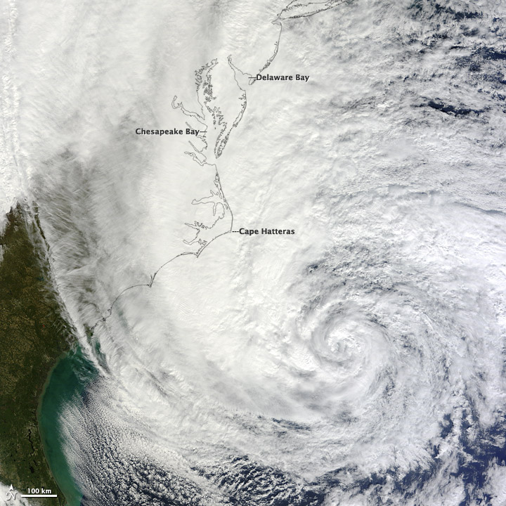 NASA's Intense Satellite Views of Hurricane Sandy