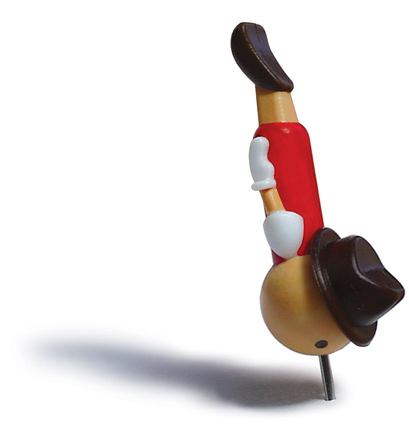 Real Boy Push Pin