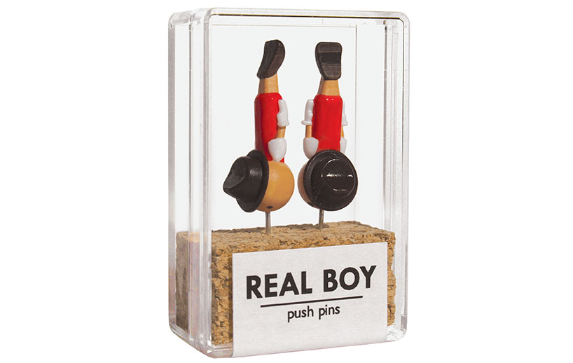 Real Boy Push Pin