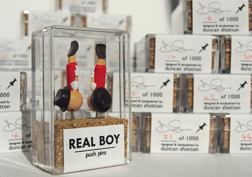 Real Boy Push Pin