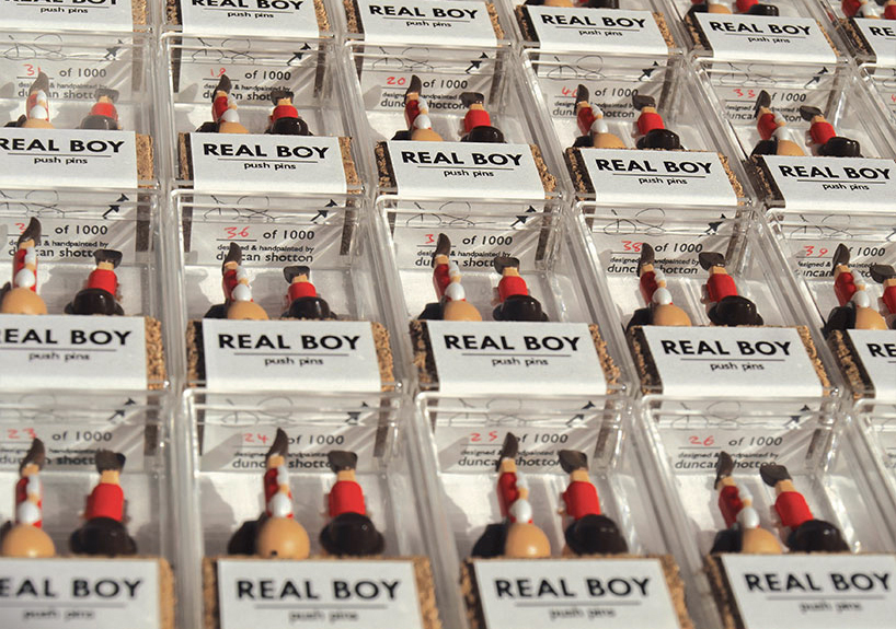 Real Boy Push Pin