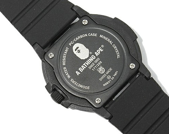 A BATHING APE X LUMINOX – BAPE 3001MIL WATCH聯名錶款