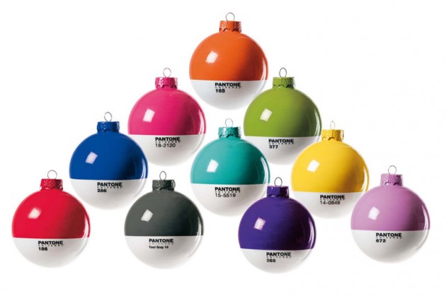 Pantone Christmas Baubles by Studio Badini Createam