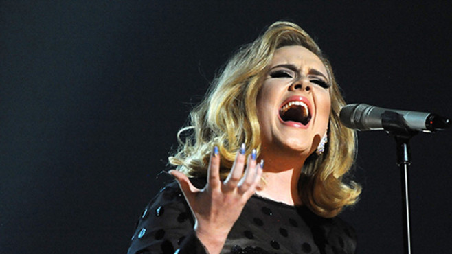 ADELE live performing