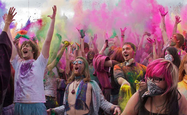 The Hari Krishna Holi Festival in Spanish Fork Utah