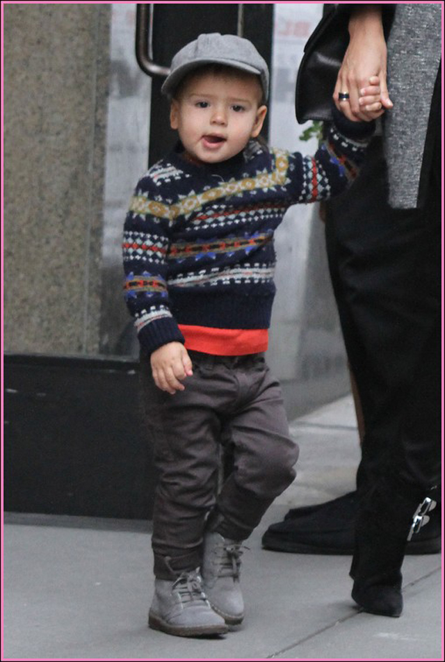 Miranda Kerr Takes Flynn Out In New York
