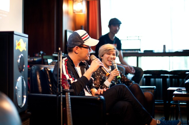 Shiuan Liu performs at the Red Bull Music Academy at Marsalis Home X Whiskey Gallery in Taipei City, Taiwan on May 25th, 2013