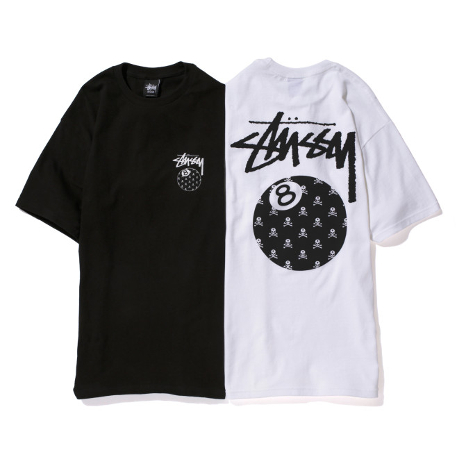8 BALL SKULL TEE
