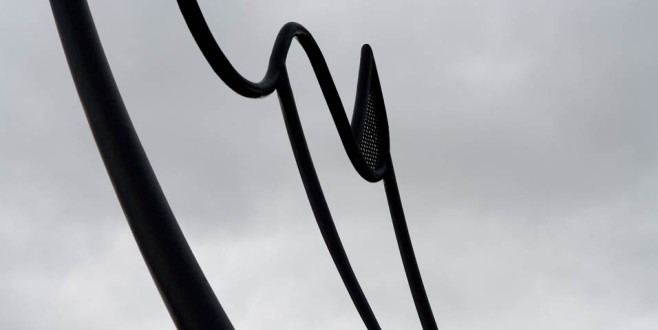 Sculpture designed in New Zealand that looks almost like a cartoon.5