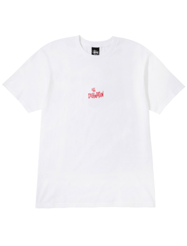 StussyXBape_IllCollabTee_WhiteFront NTD1,680