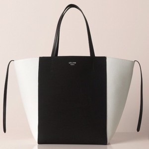 Celine-Suede-Black-and-White-Phantom-Cabas-Bag-Summer-2013
