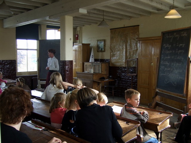 Miss_Perkins_takes_a_class_-_geograph.org.uk_-_1526335