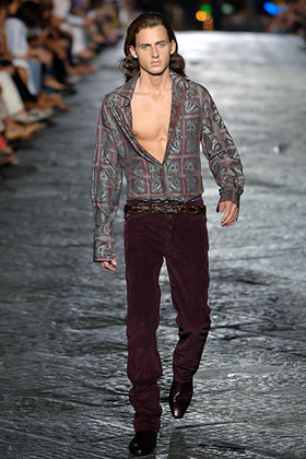 Sfilata Roberto Cavalli Uomo PE 2007Pitti Firenze 21/06/06Ph.SGP
