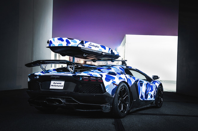 Lamborghini-x-BAPE-Arctic-Camo-Aventador-with-Ski-Box-4