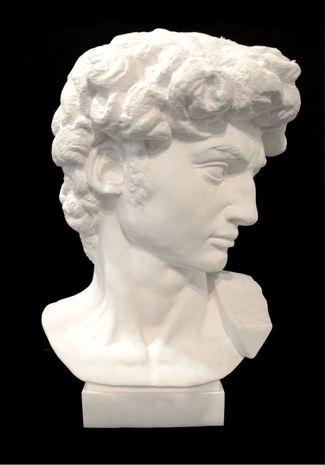 Li_Hongbo_Bust_of_David_paper_70x50x50cm_2012_1