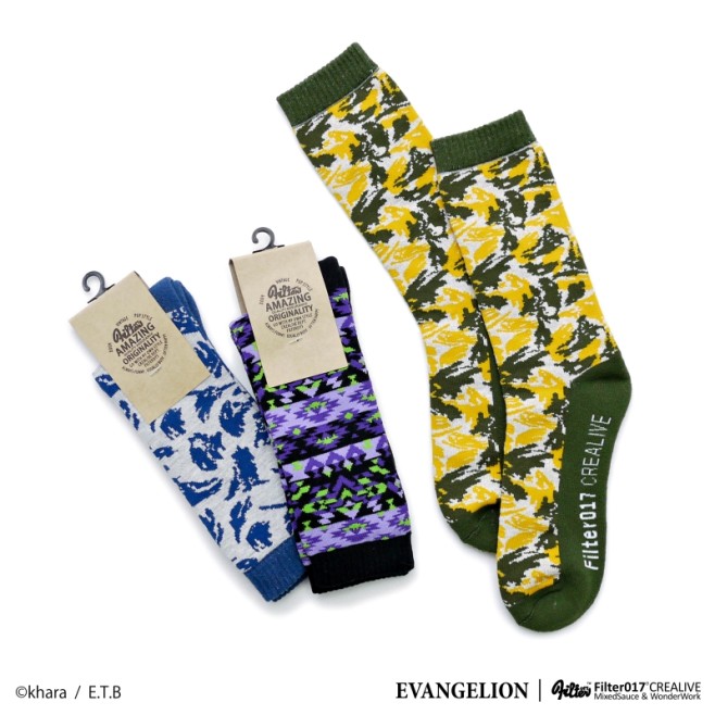 Filter017 EVA Pattern Socks 滿板花色運動襪