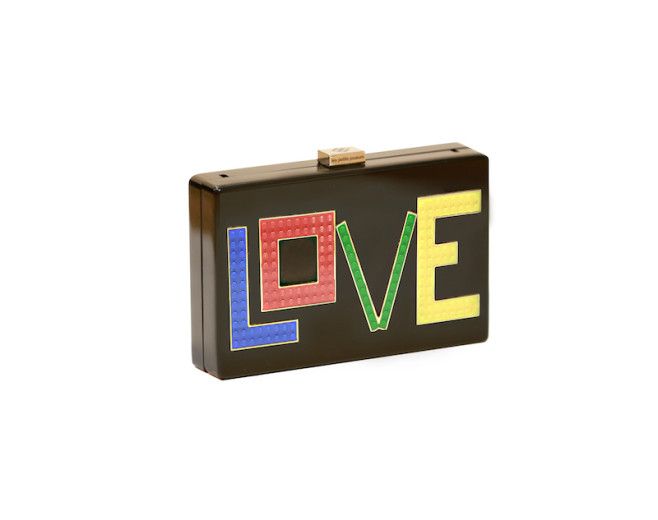 LOVE 樂高硬殼包 黑 $26900