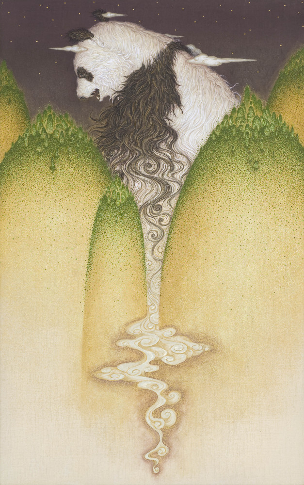 廣田美術_漆原夏樹_僥倖_膠彩_53x33.3cm_2013