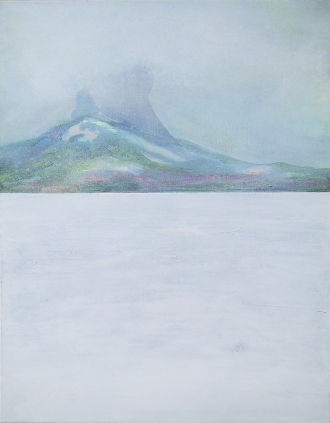 緣投畫廊_黃冠鈞_春霧_壓克力、畫布_91x116.5cm_2013