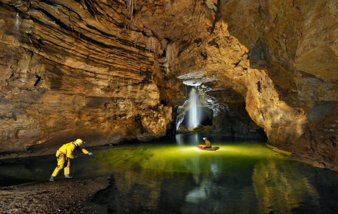 Exploring The Gouffre Berger (cave) in the Vercors region of France. At just over 1000m deep, The Gouffre Berger is recognised as one of the best sport trips in the world.