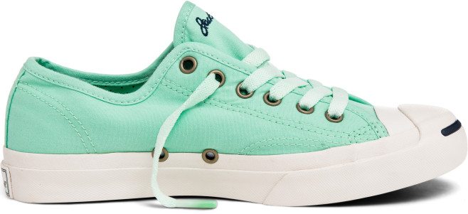 《圖一》CONVERSE 2014 夏季 Jack Purcell系列推出季節性配色，將夏日霜淇淋繽紛的配色融入於經典鞋型