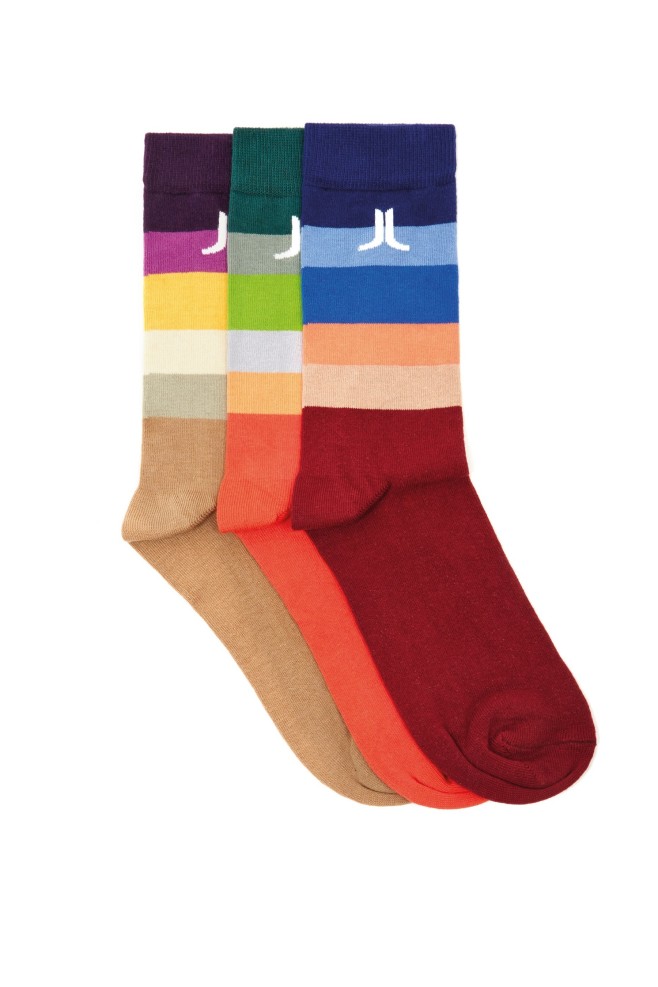 WeSC 色塊拼貼短襪(一組) NT$580