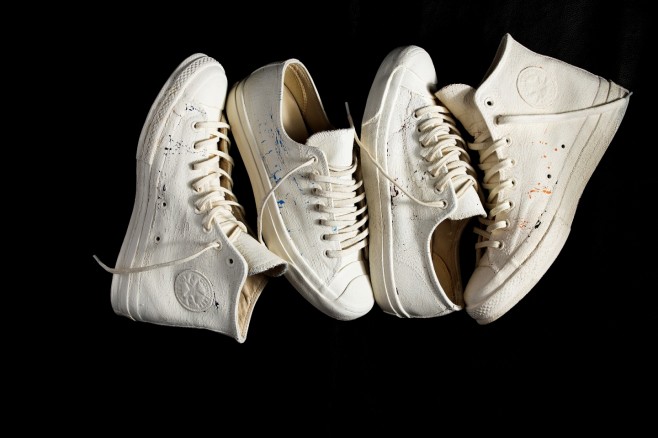 《圖二》CONVERSE Maison Martin Margiela選用CONVERSE四個風格各異的經典色調，隨時間大放異彩
