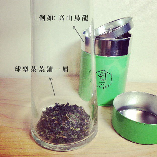 琅茶冷泡教學 球狀茶葉量