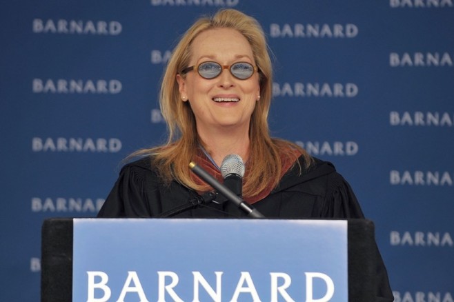 > at Barnard College on May 17, 2010 in New York City.