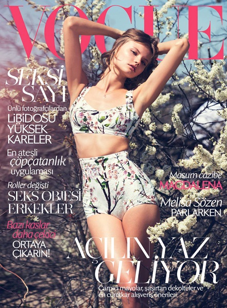 Vogue Turkey June 2014-Magdalena Frackowiak