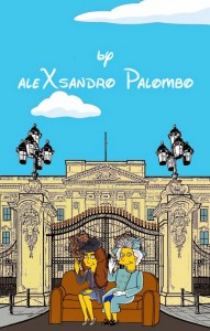 Princess-Kate-Middleton-Duchess-of-Cambridge-and-Queen-Elizabeth-Simpsonized-The-Simpsons-Buckingham-Palace-Art-Cartoon-Illustration-Style-Best-Dresses-Look-Fashion-Royal-Icon-Artist-aleXsandro-Palombo-Humor-Chic-Web-58-491x768