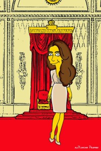Princess-Kate-Middleton-Duchess-of-Cambridge-and-Queen-Elizabeth-Simpsonized-The-Simpsons-Buckingham-Palace-Art-Cartoon-Illustration-Style-Best-Dresses-Look-Fashion-Royal-Icon-Artist-aleXsandro-Palombo-Humor-Chic-Web47