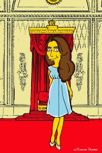 Princess-Kate-Middleton-Duchess-of-Cambridge-and-Queen-Elizabeth-Simpsonized-The-Simpsons-Buckingham-Palace-Art-Cartoon-Illustration-Style-Best-Dresses-Look-Fashion-Royal-Icon-Artist-aleXsandro-Palombo-Humor-Chic-Web48