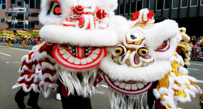 Lion-dances