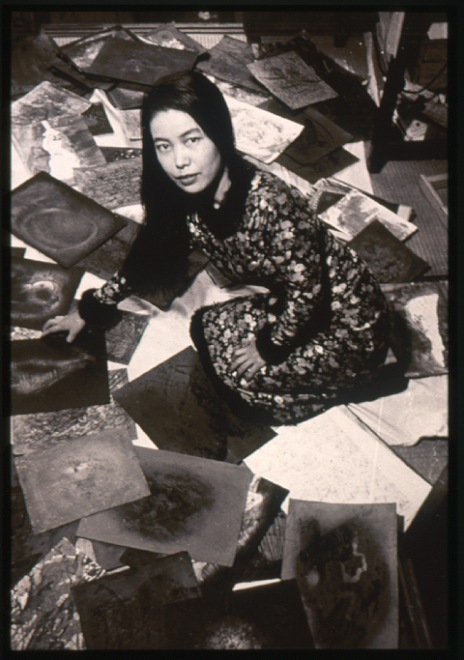 portrait of yayoi kusama in her room in her parents' home in matsumoto, c.1957 _0