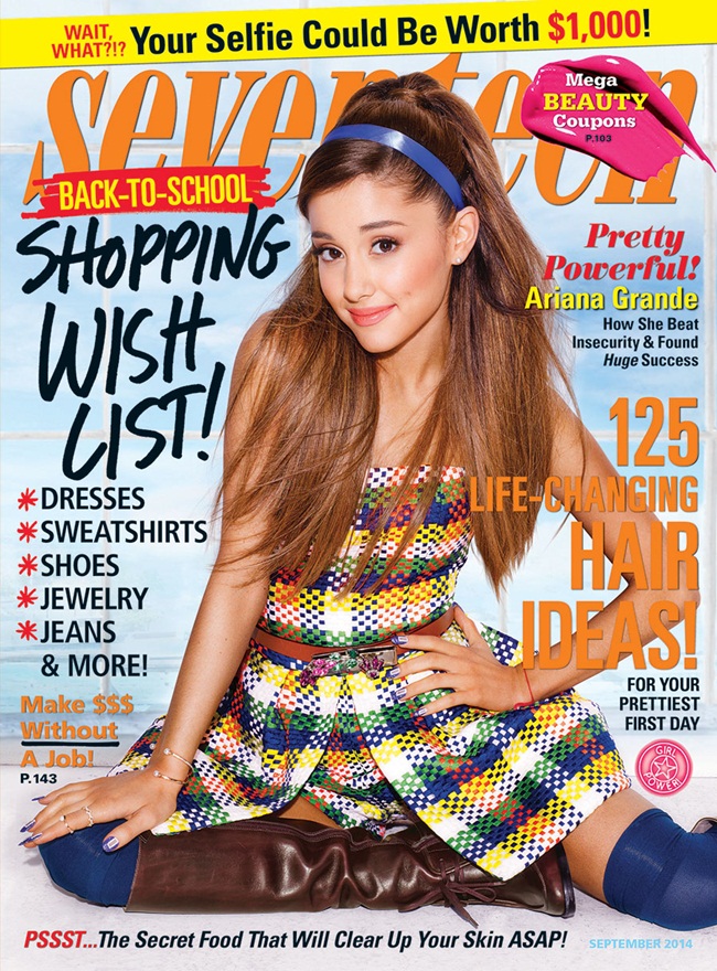 Seventeen US September 2014-Ariana Grande
