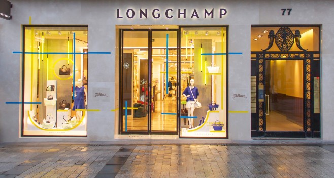 Longchamp 全新旗艦店在 2014 年於香榭里榭大道隆重開幕