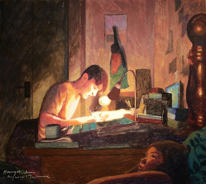 Painting by Hsi-Chun Huang