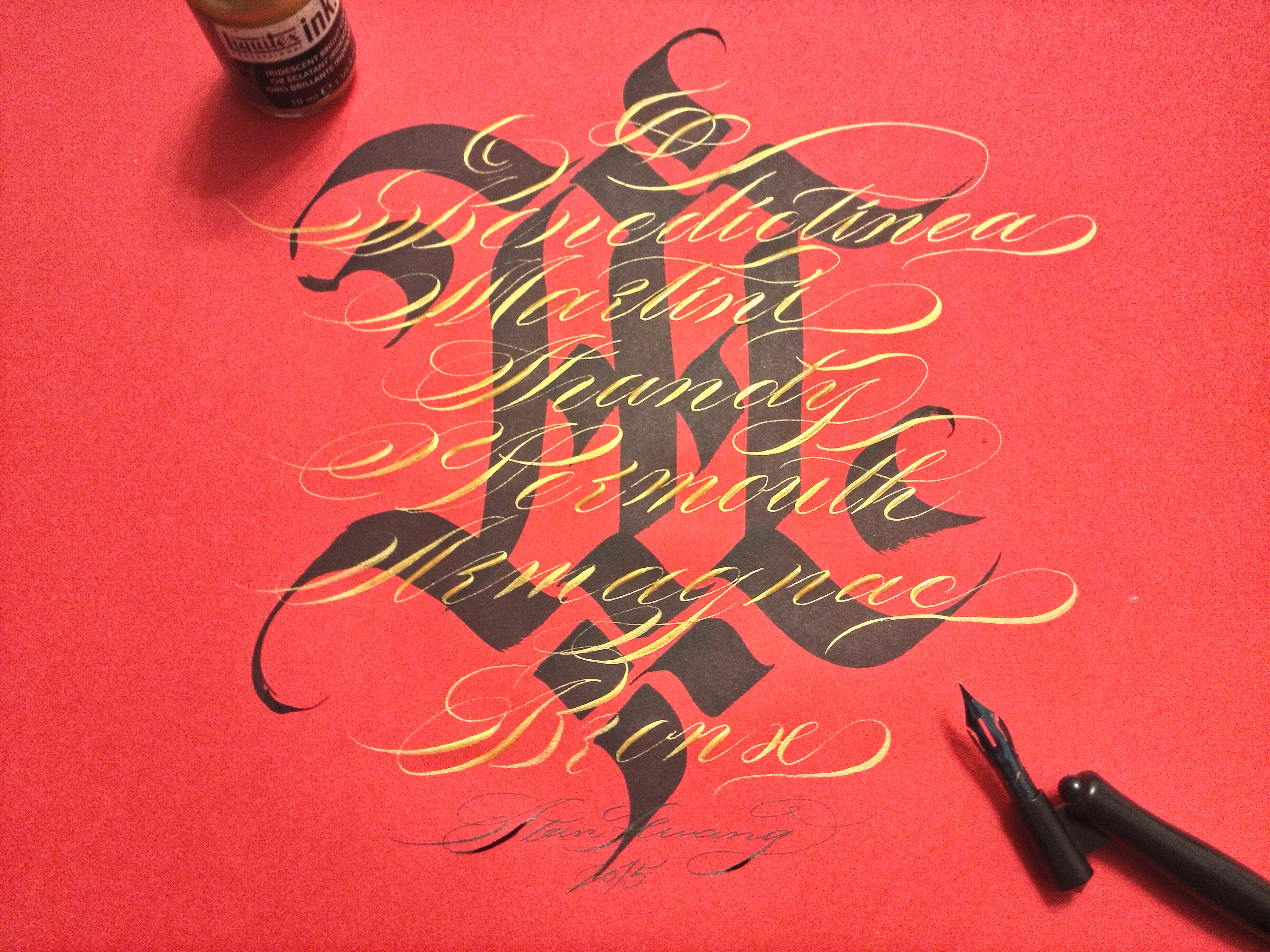 Colorful Calligraphy
