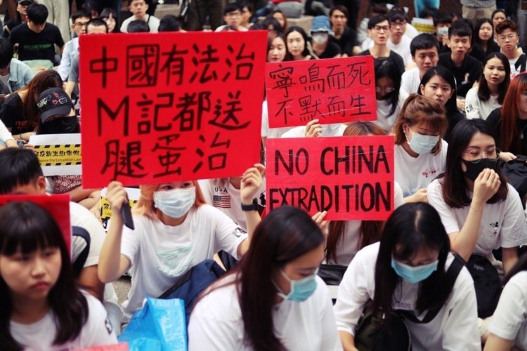 香港反送中抗議