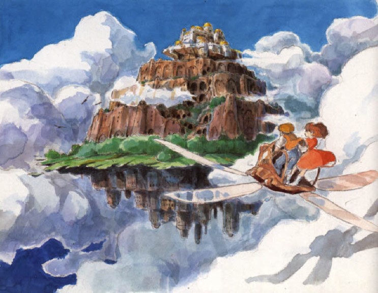 天空之城手稿