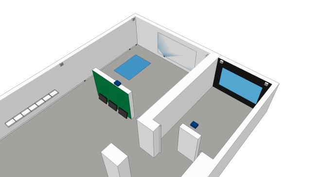 冷時光佈展文件之 展場投影規劃