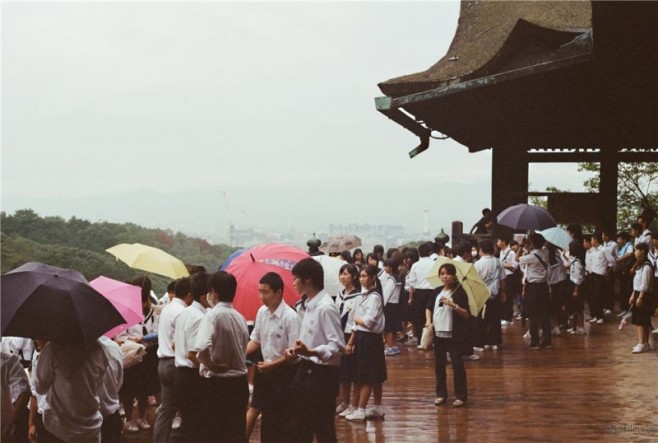 43-日本-京都-清水寺与学生