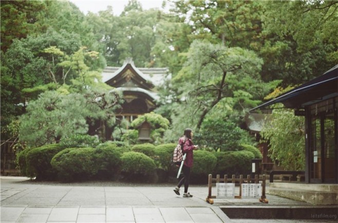 50-日本-京都-游子在冈崎神社