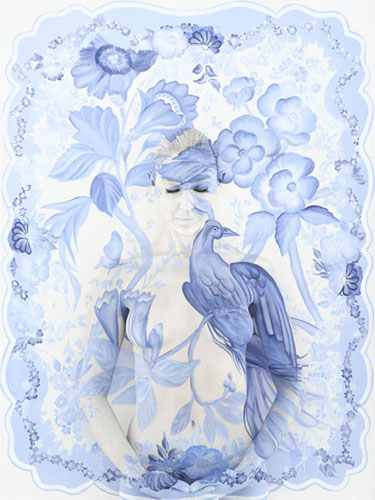 Emma Hack BLUE AND WHITE 系列 England © Emma Hack 2012 C-type print