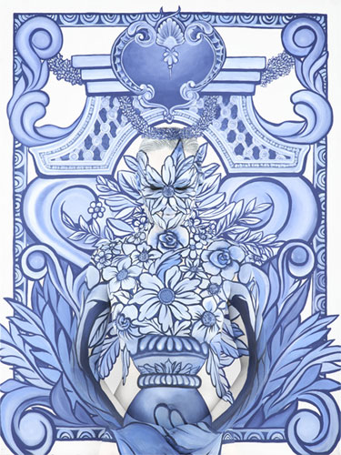 Emma Hack BLUE AND WHITE 系列 Portugal © Emma Hack 2012 C-type print