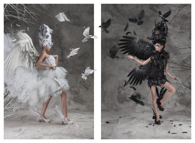 傅偉廉 William Fu _女神-戰爭與和平Goddesses - Peace and War_100 x 74 cm_2015_數位攝影 Digital Photography